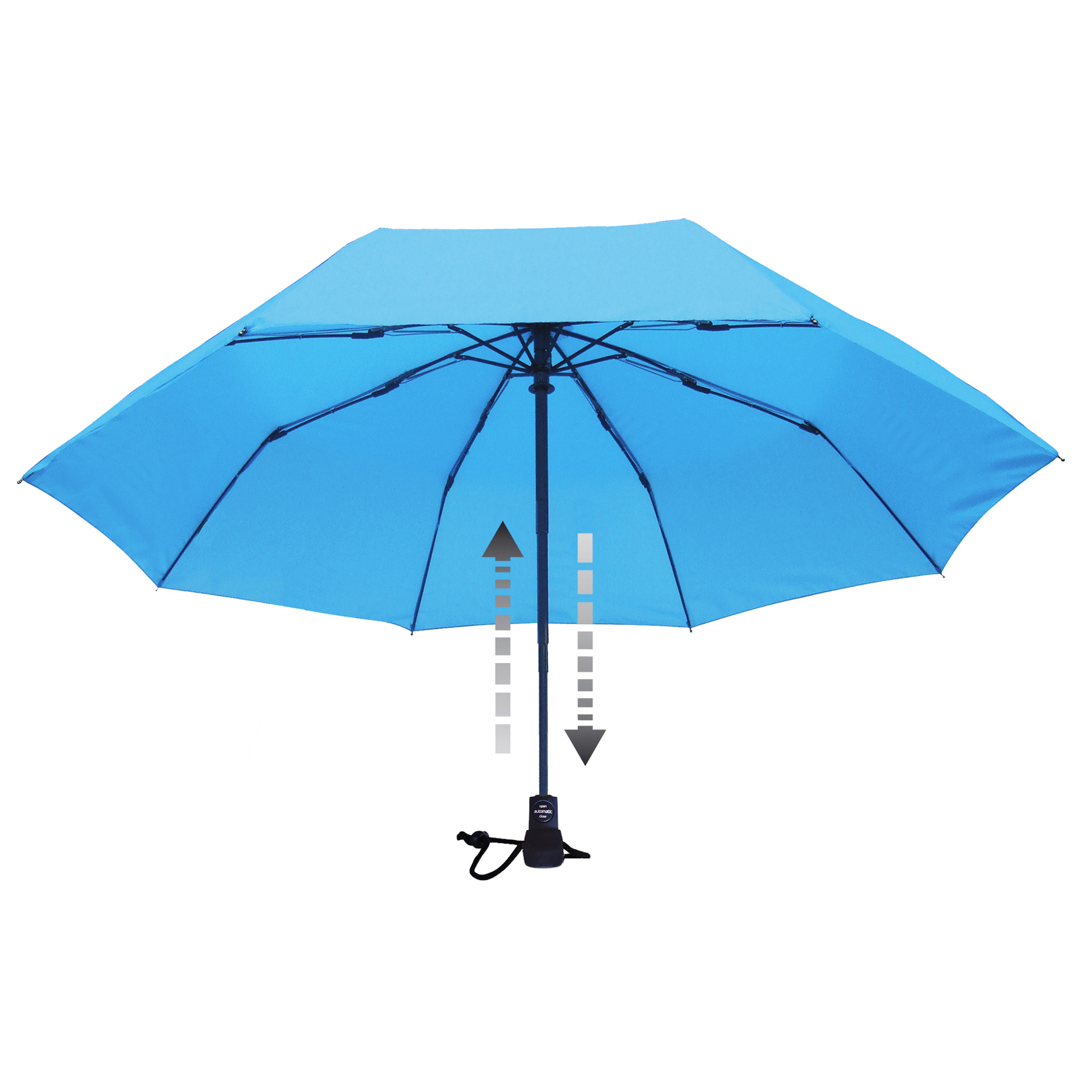 Trekking umbrella light trek automatic, light blue