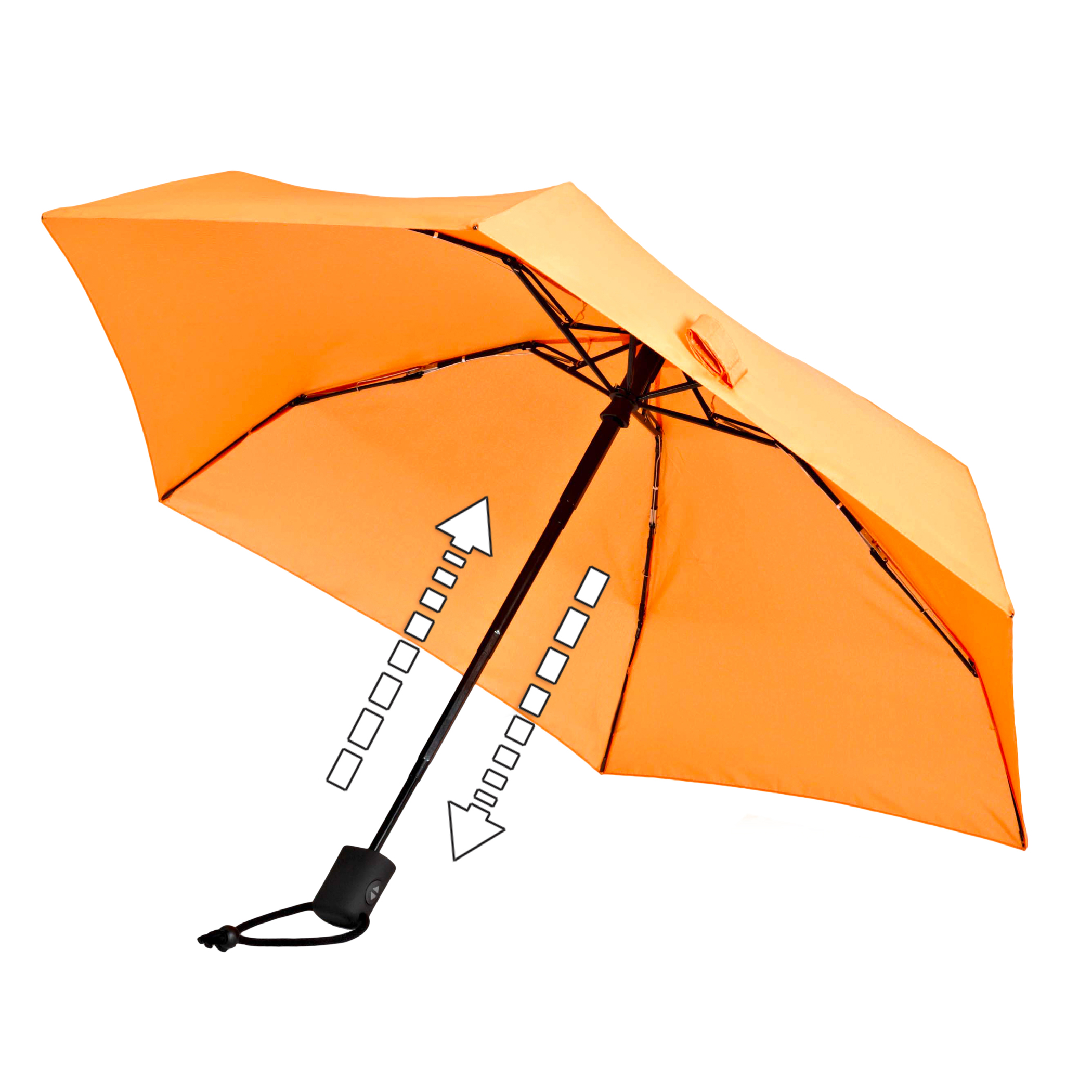 Trekking umbrella Dainty automatic, orange
