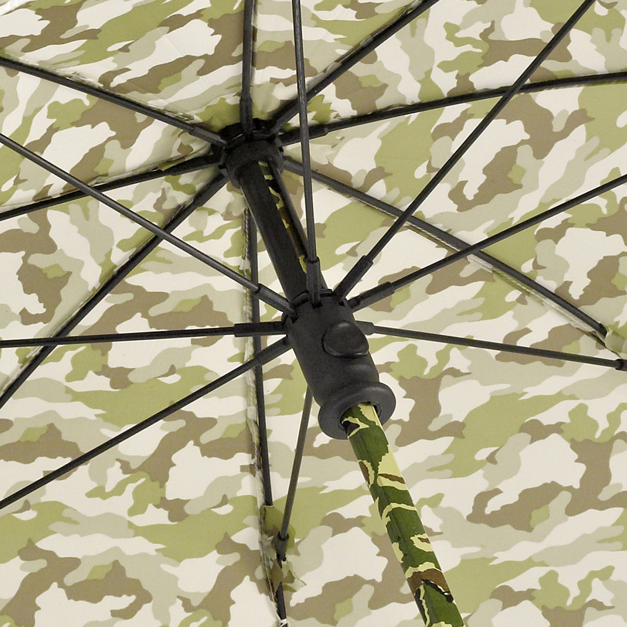 Trekking umbrella birdiepal outdoor, camouflage, stick umbrella, extremely sturdy, stormproof