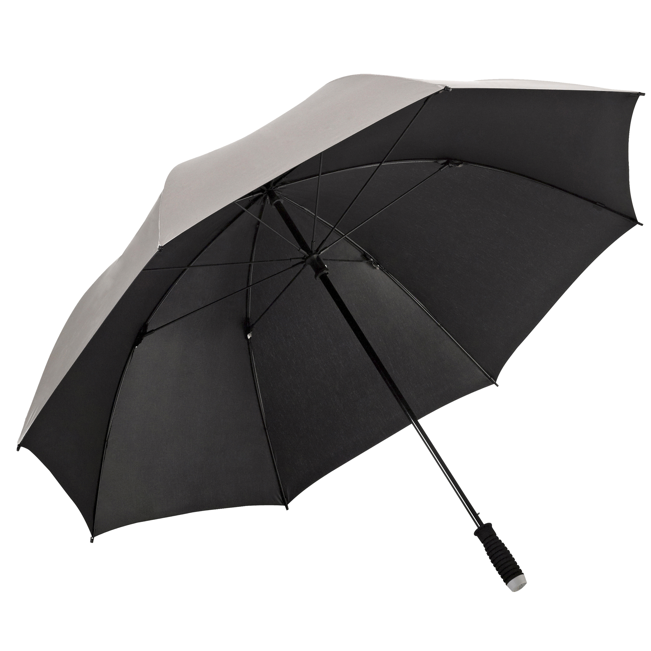 Parapluie de golf birdiepal lightflex, argent, protection UV 50+, parapluie partenaire, léger, taille XXL