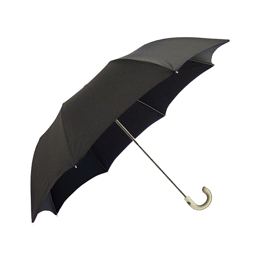 Parapluie classique CM07-NXT-BA, noir, poignée crème