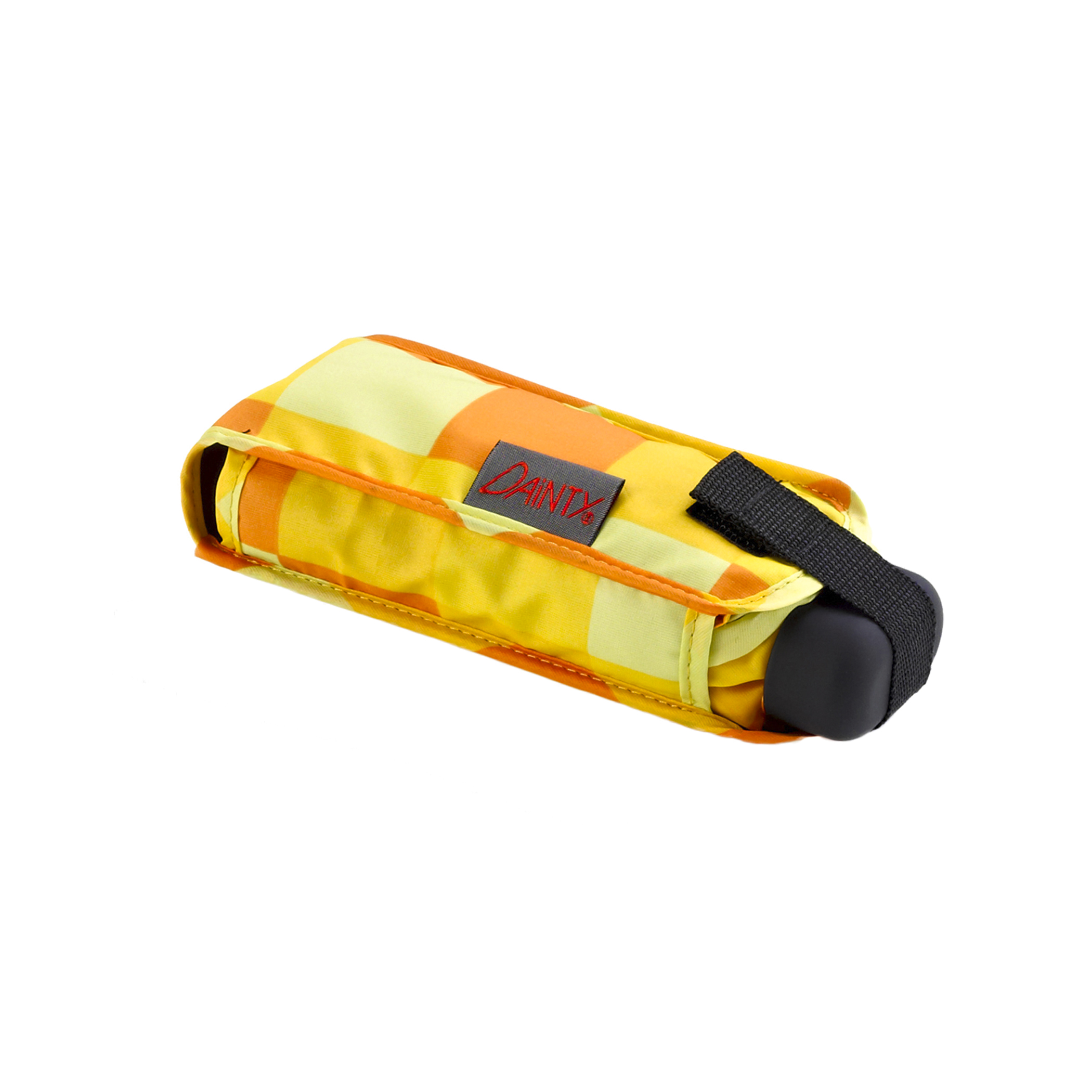 Trekking umbrella Dainty, yellow / orange plaid