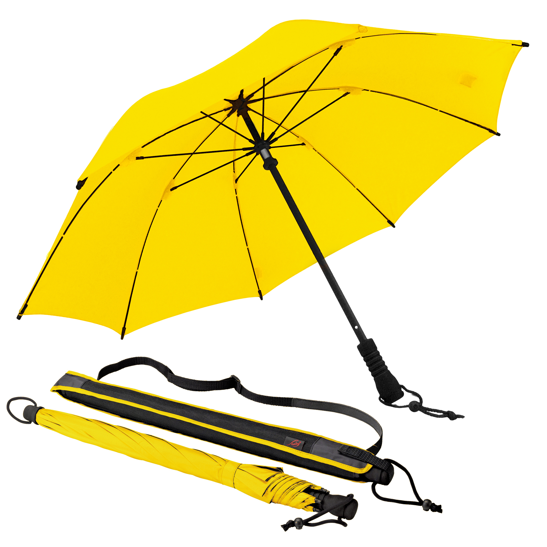Parapluie de trekking Swing, jaune