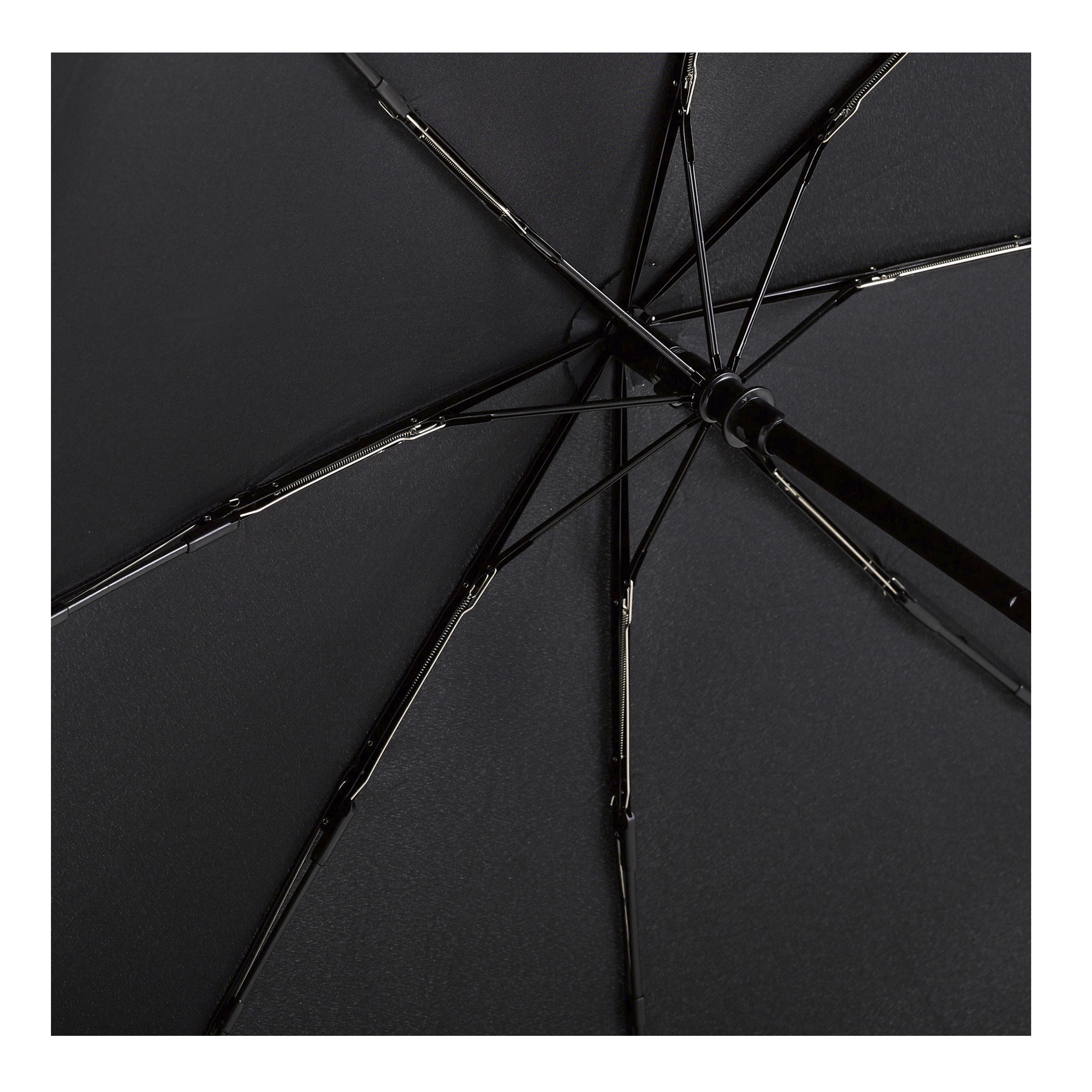 City-Regenschirm 3432, schwarz, Partnerschirm, extra großes Dach, Automatik