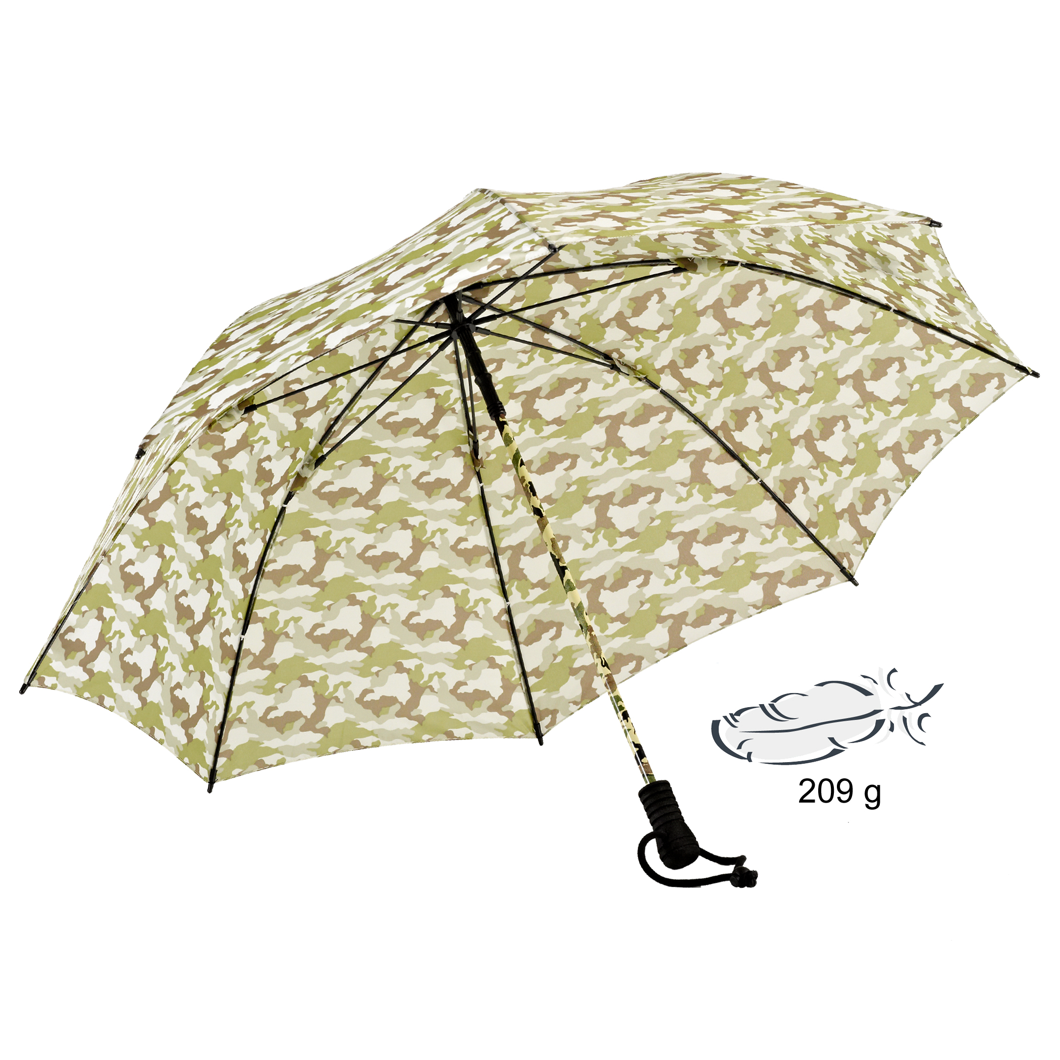 Trekking umbrella Swing liteflex, camouflage