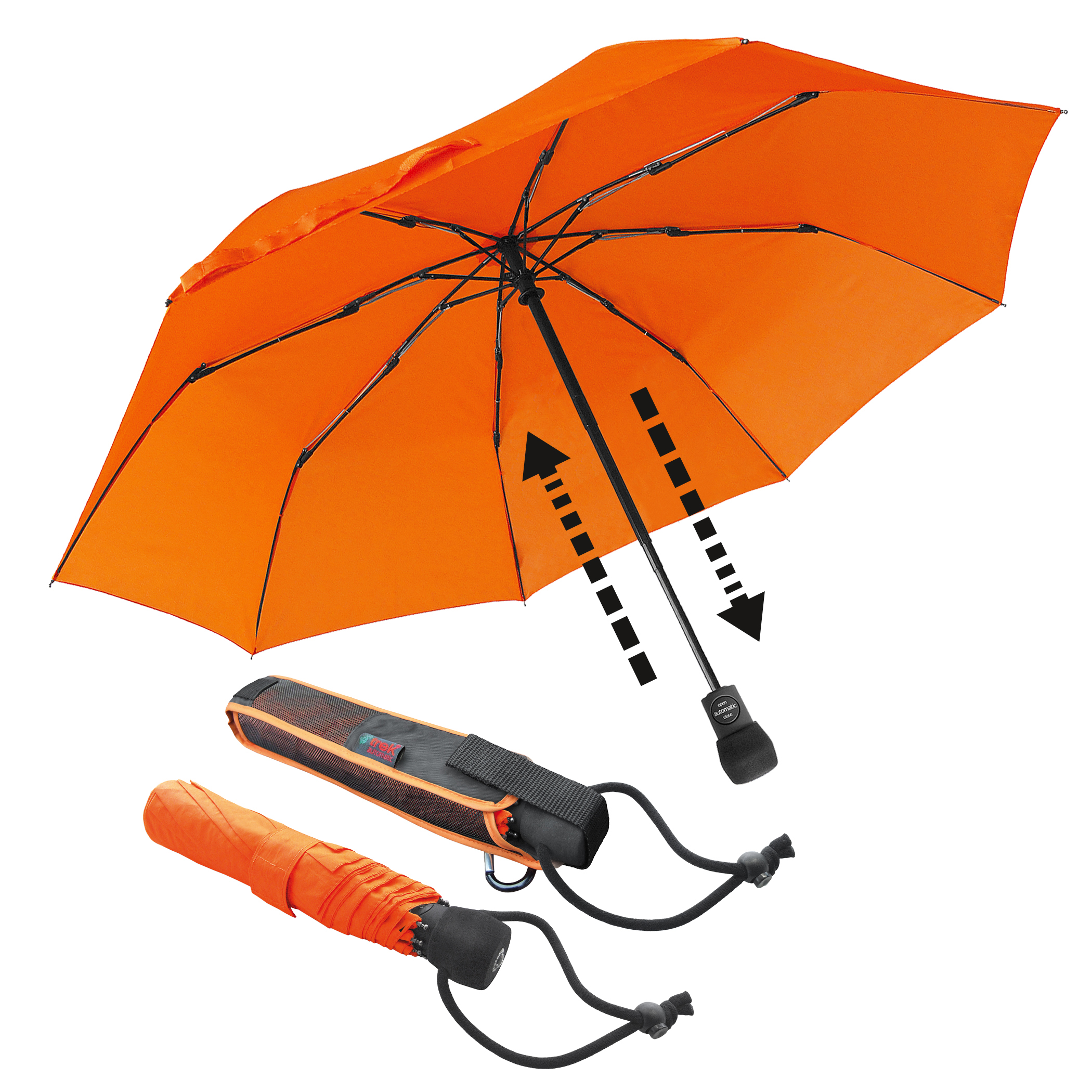 Parapluie de trekking light trek automatic, orange