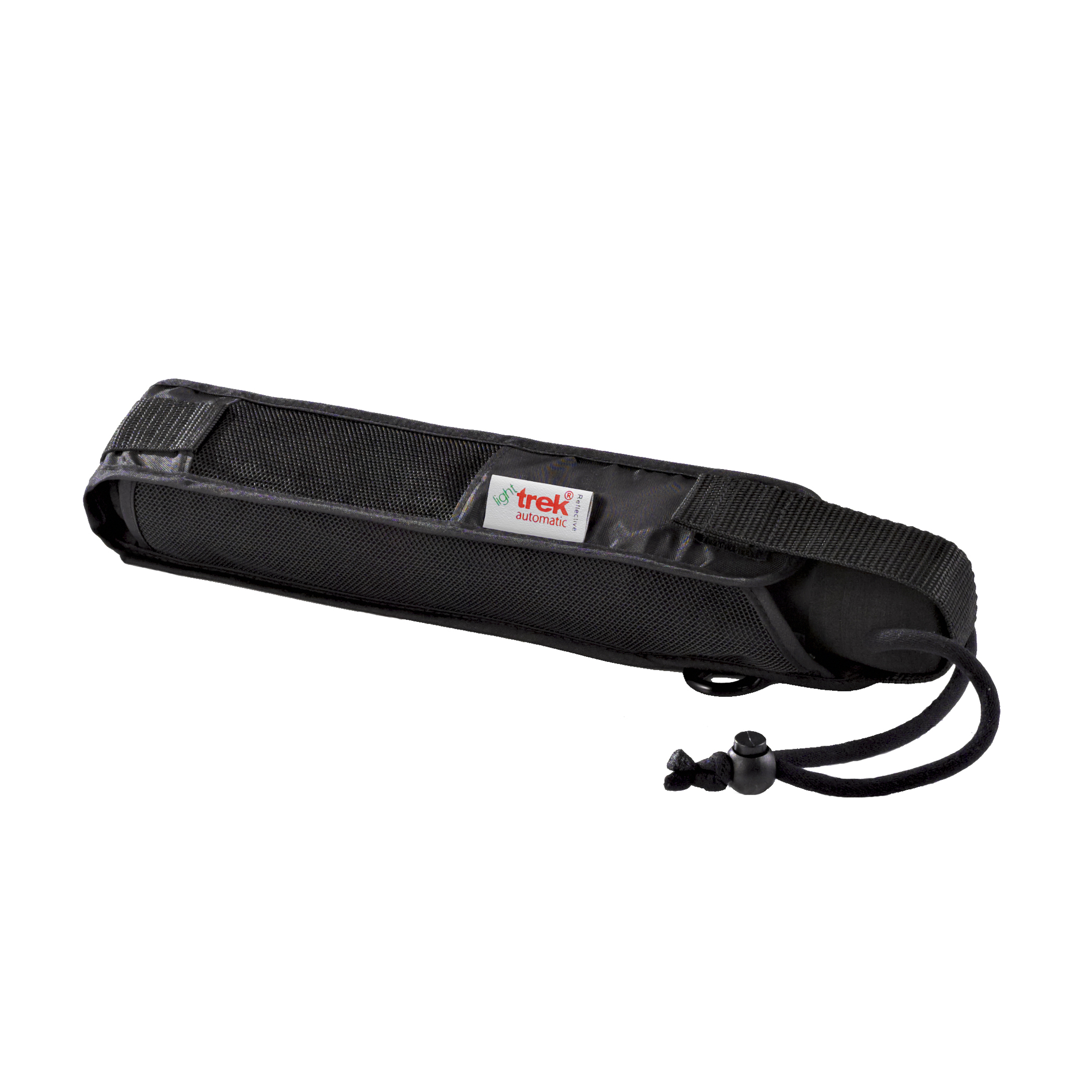 Trekking umbrella light trek automatic, black, with reflectors