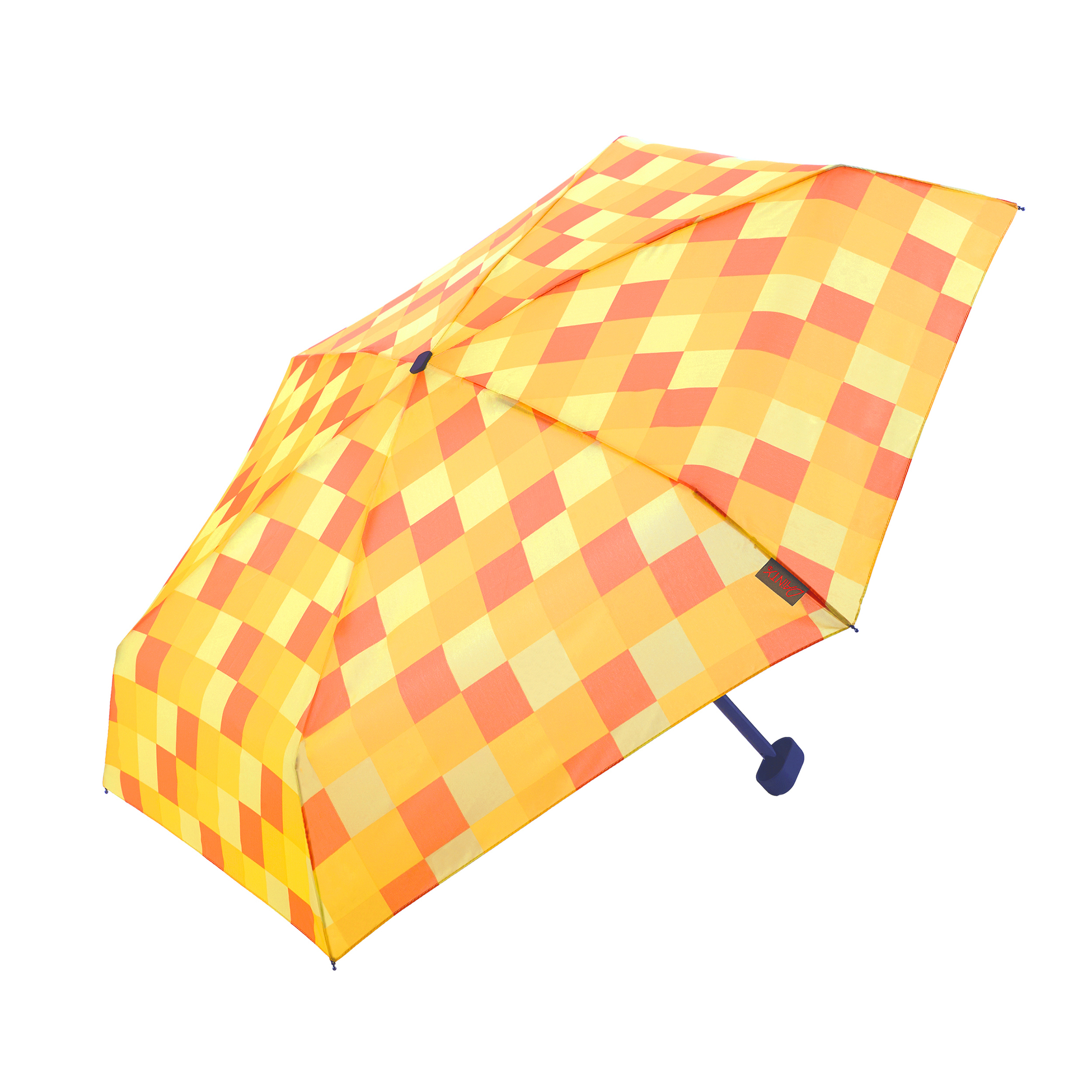 Trekking umbrella Dainty, yellow / orange plaid