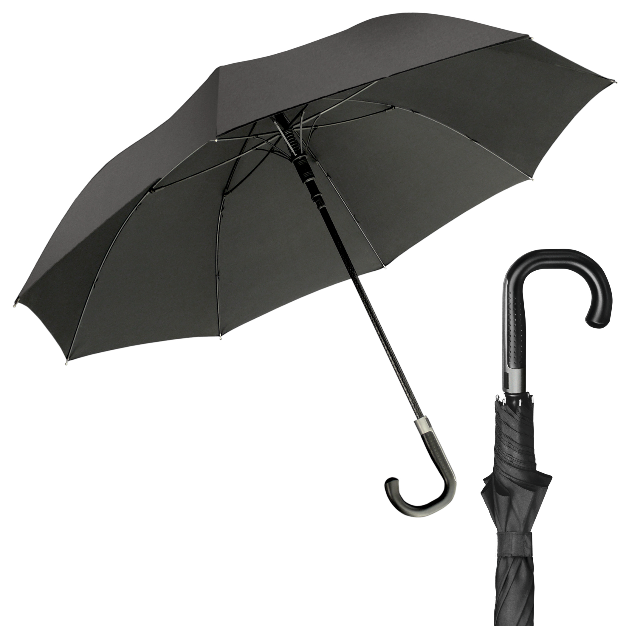 Parapluie de ville  élégant et sportif, noir