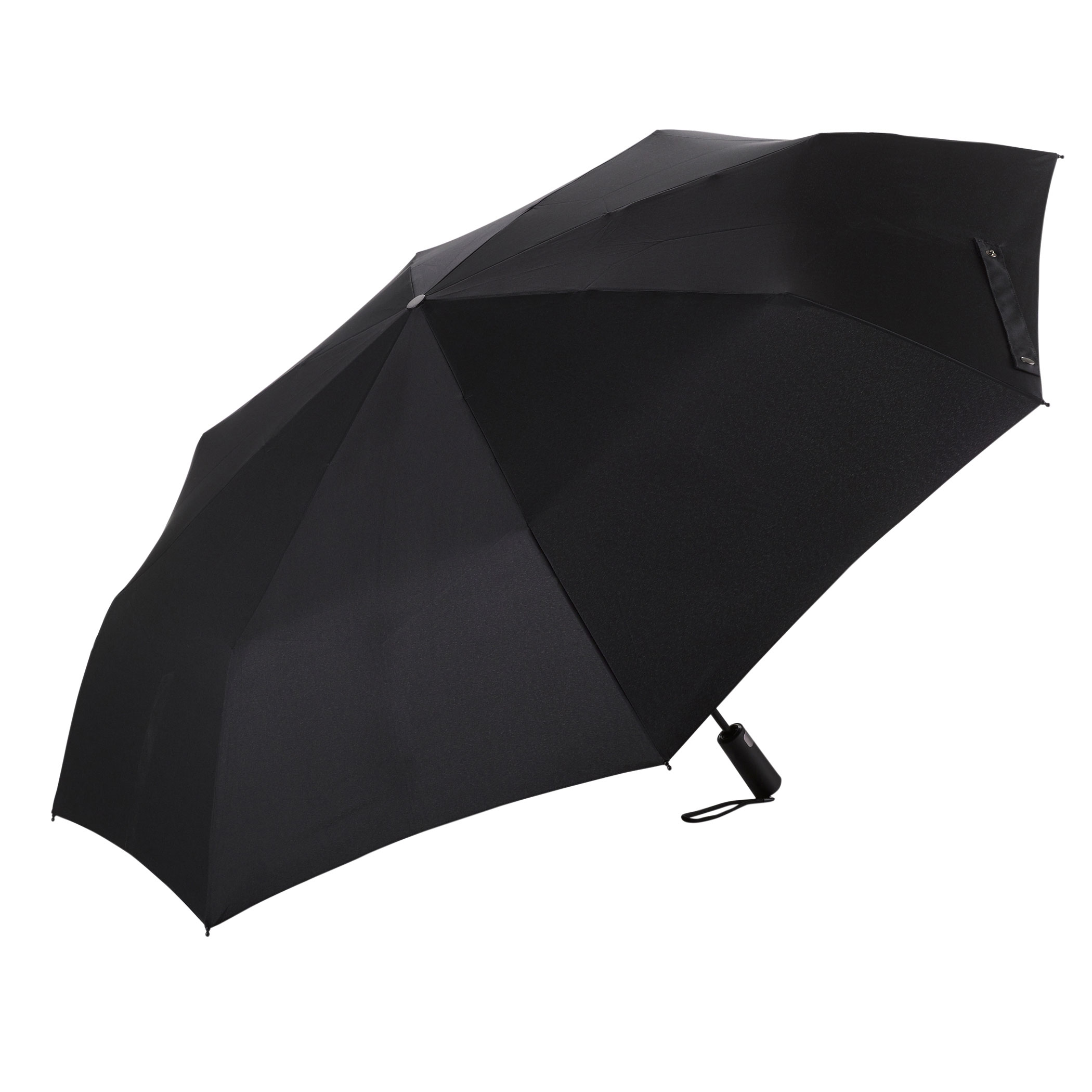 City-Regenschirm 3432, schwarz, Partnerschirm, extra großes Dach, Automatik