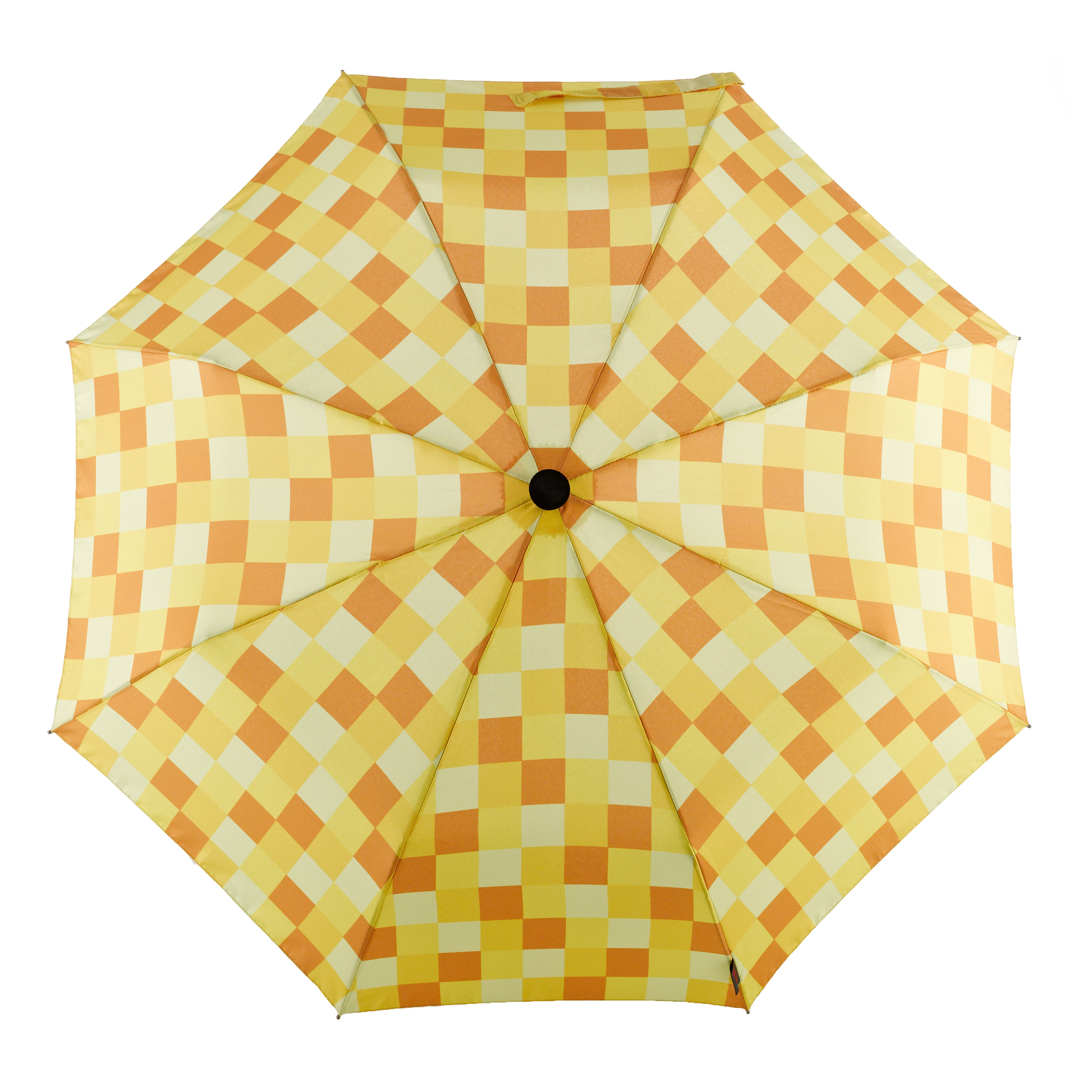 Trekking umbrella Dainty, yellow / orange plaid