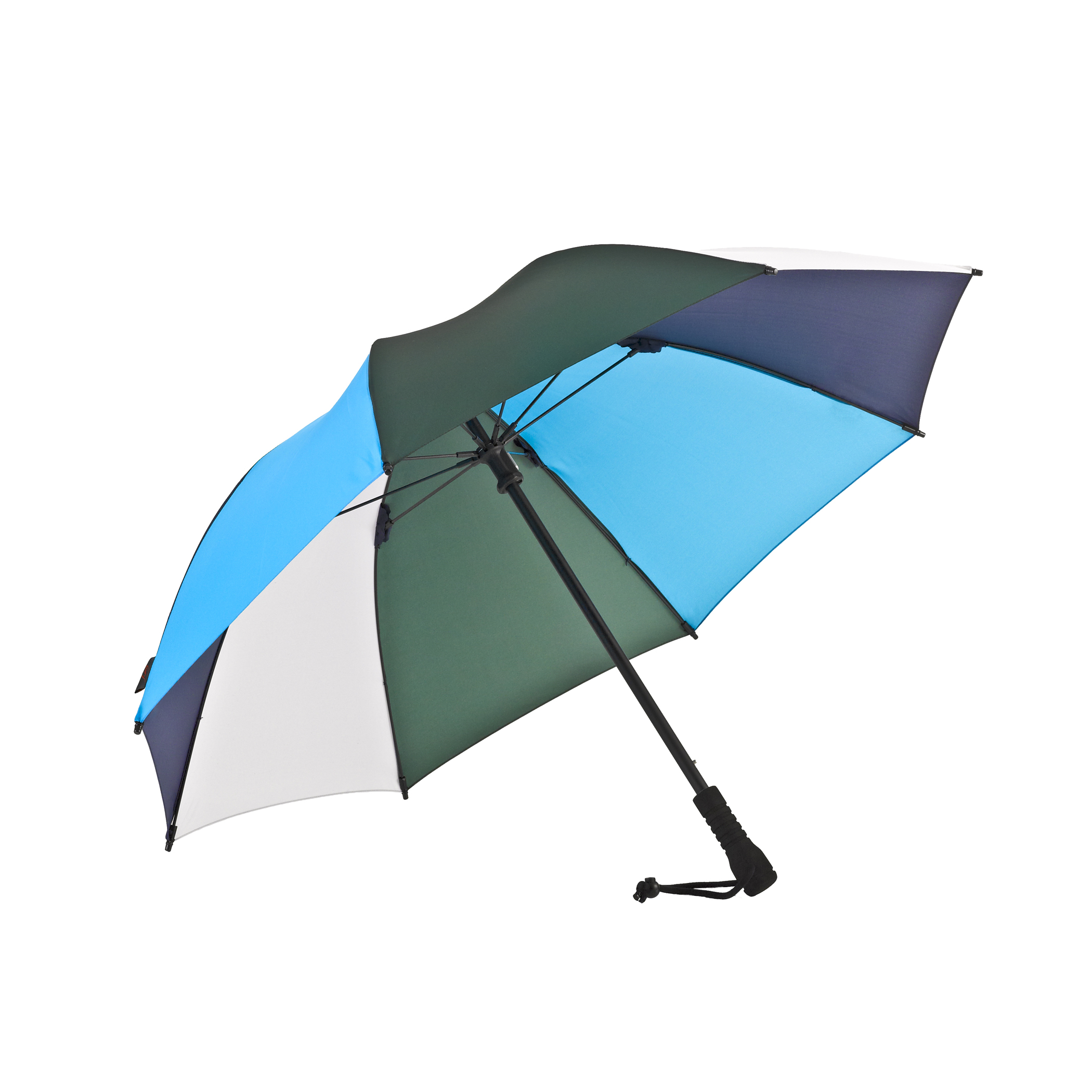 Trekking umbrella Swing, blue / green / grey