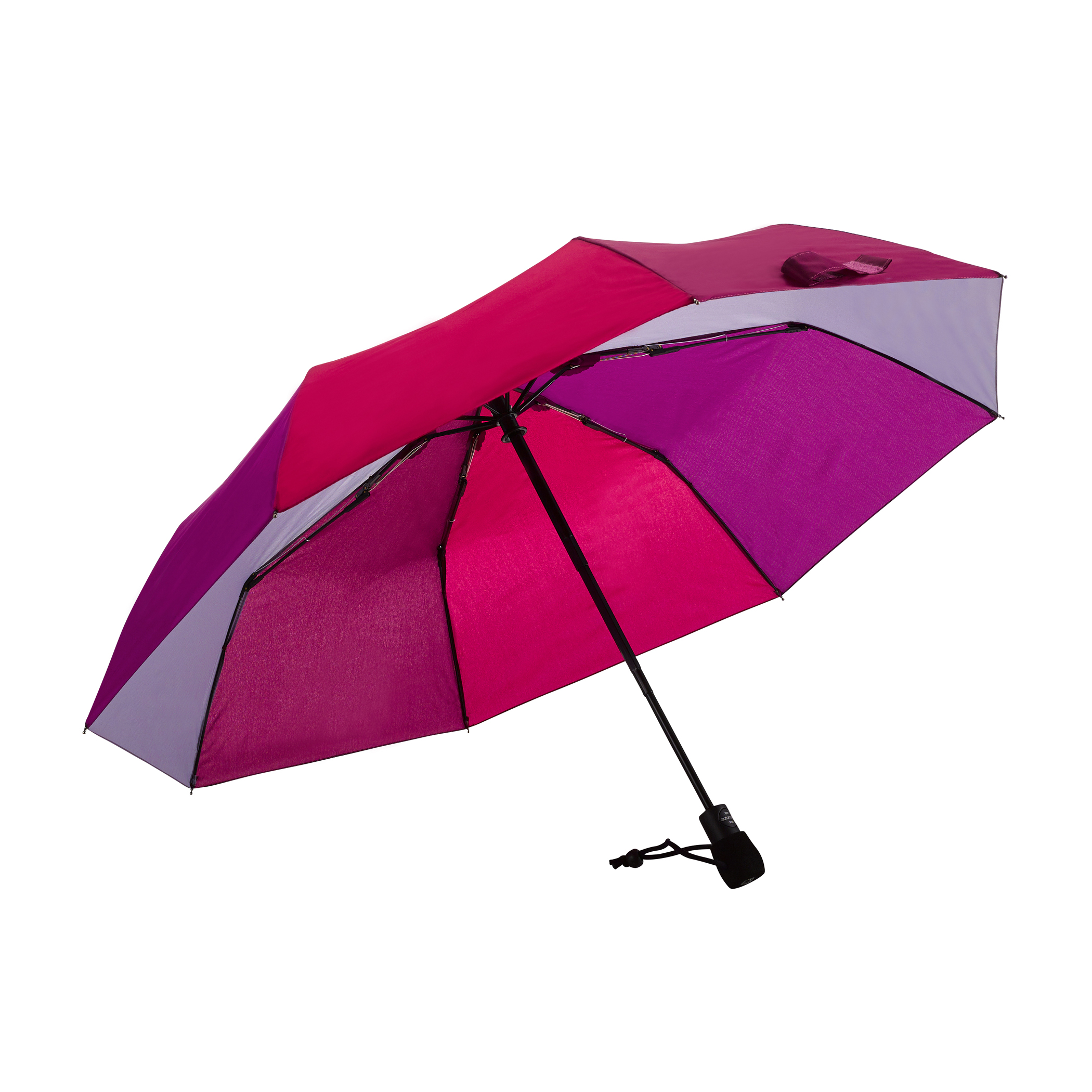 Trekking umbrella light trek automatic, purple / red / grey