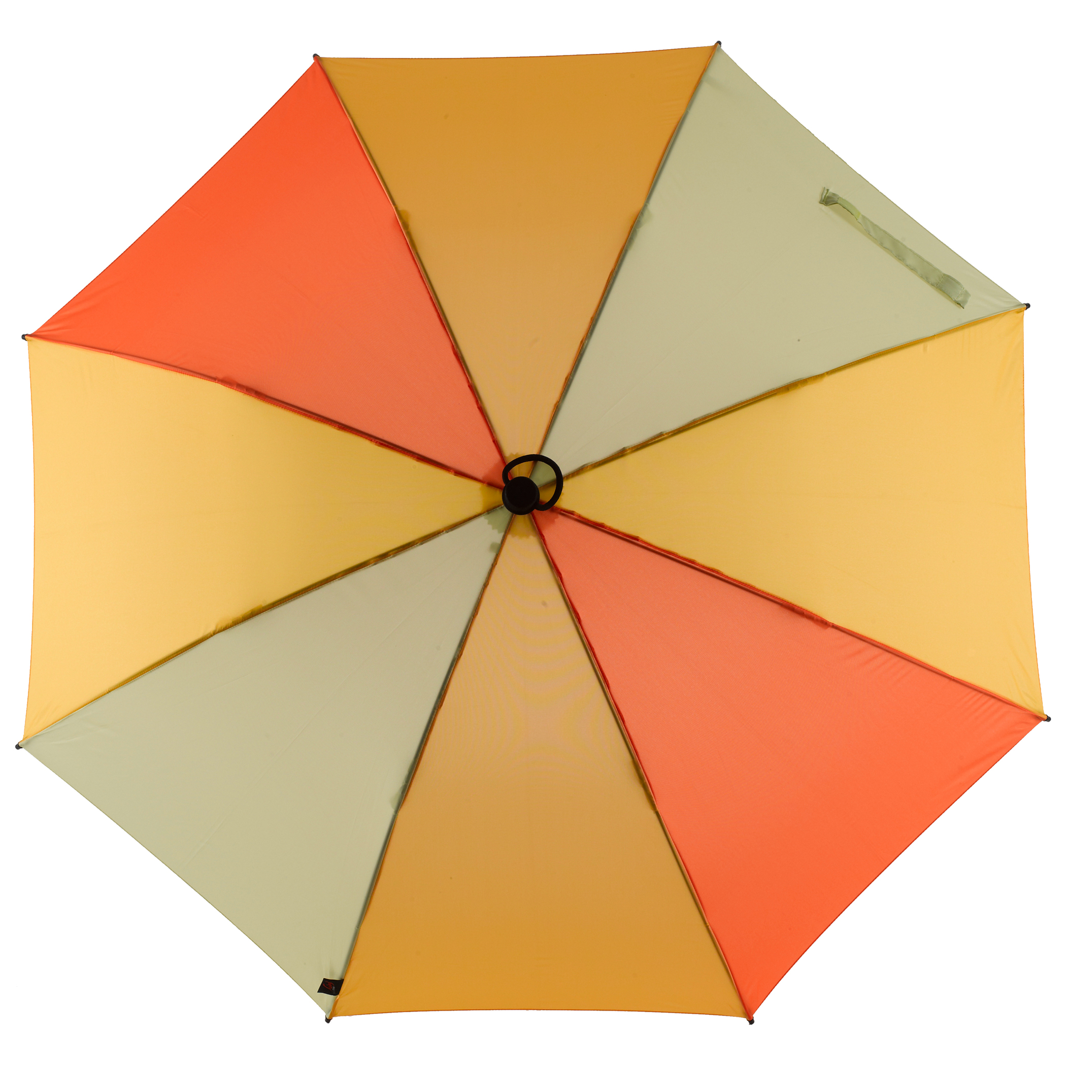 Trekking umbrella light trek automatic, orange / yellow