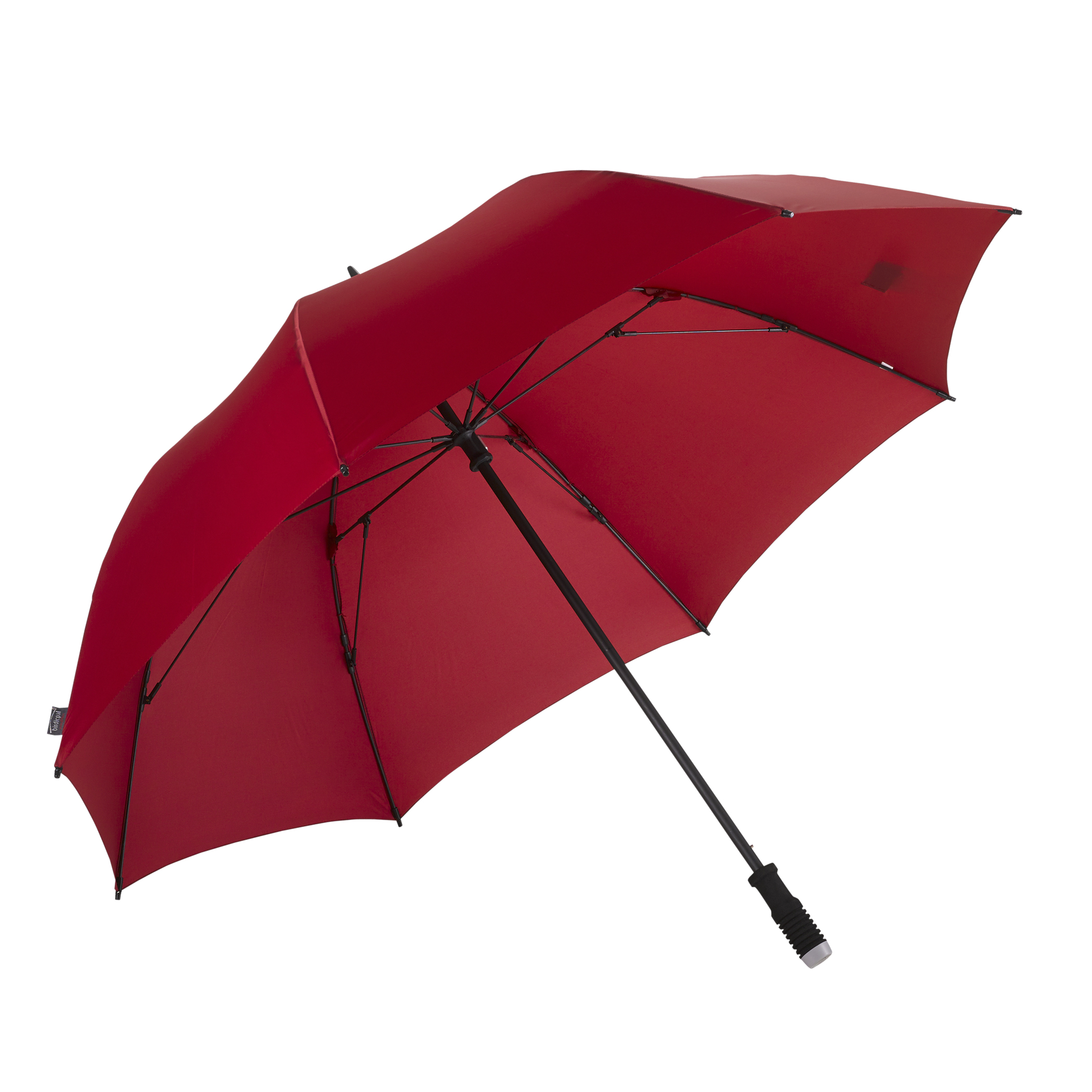 Golf umbrella birdiepal windflex, wine red, partner umbrella, XXL size, stormproof