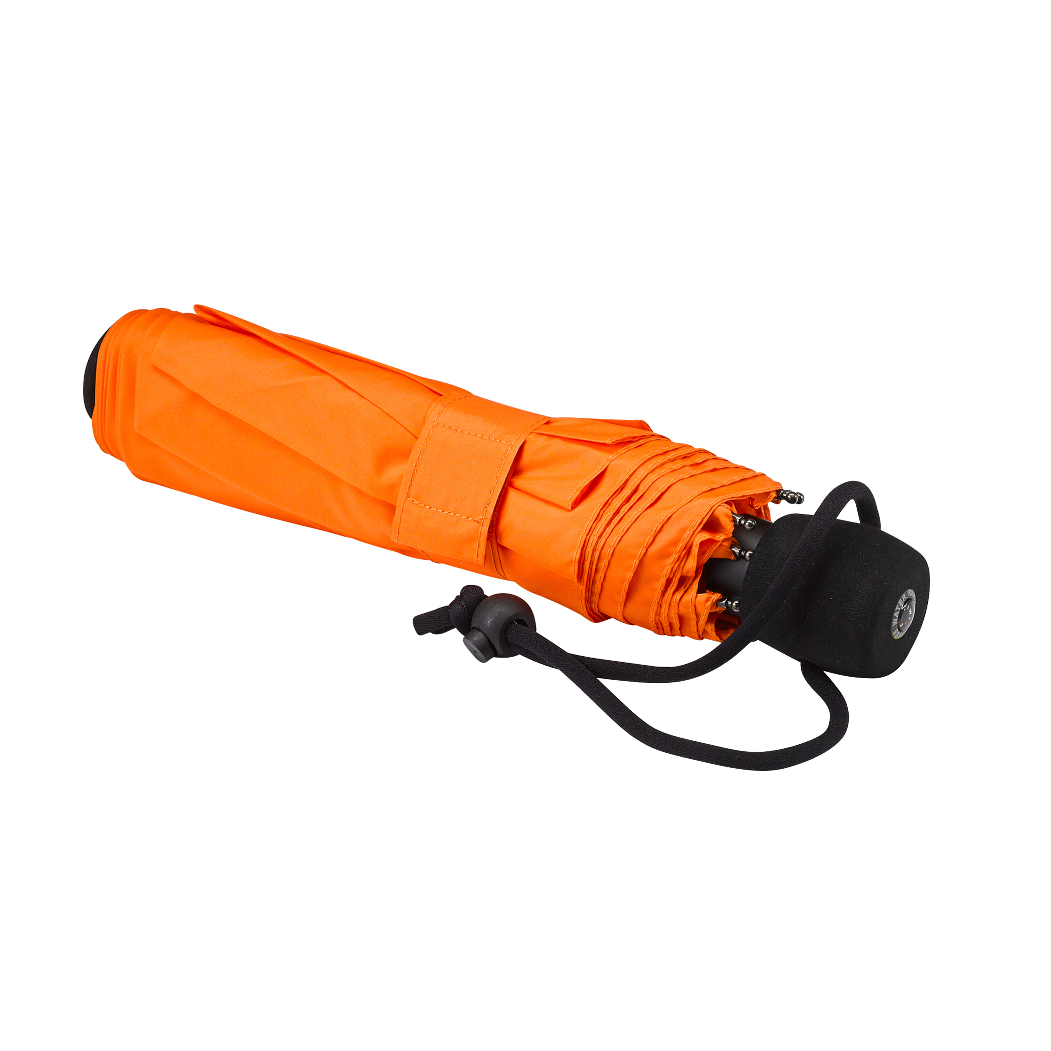 Trekking umbrella light trek, orange, pocket umbrella, manual, compact, with compass