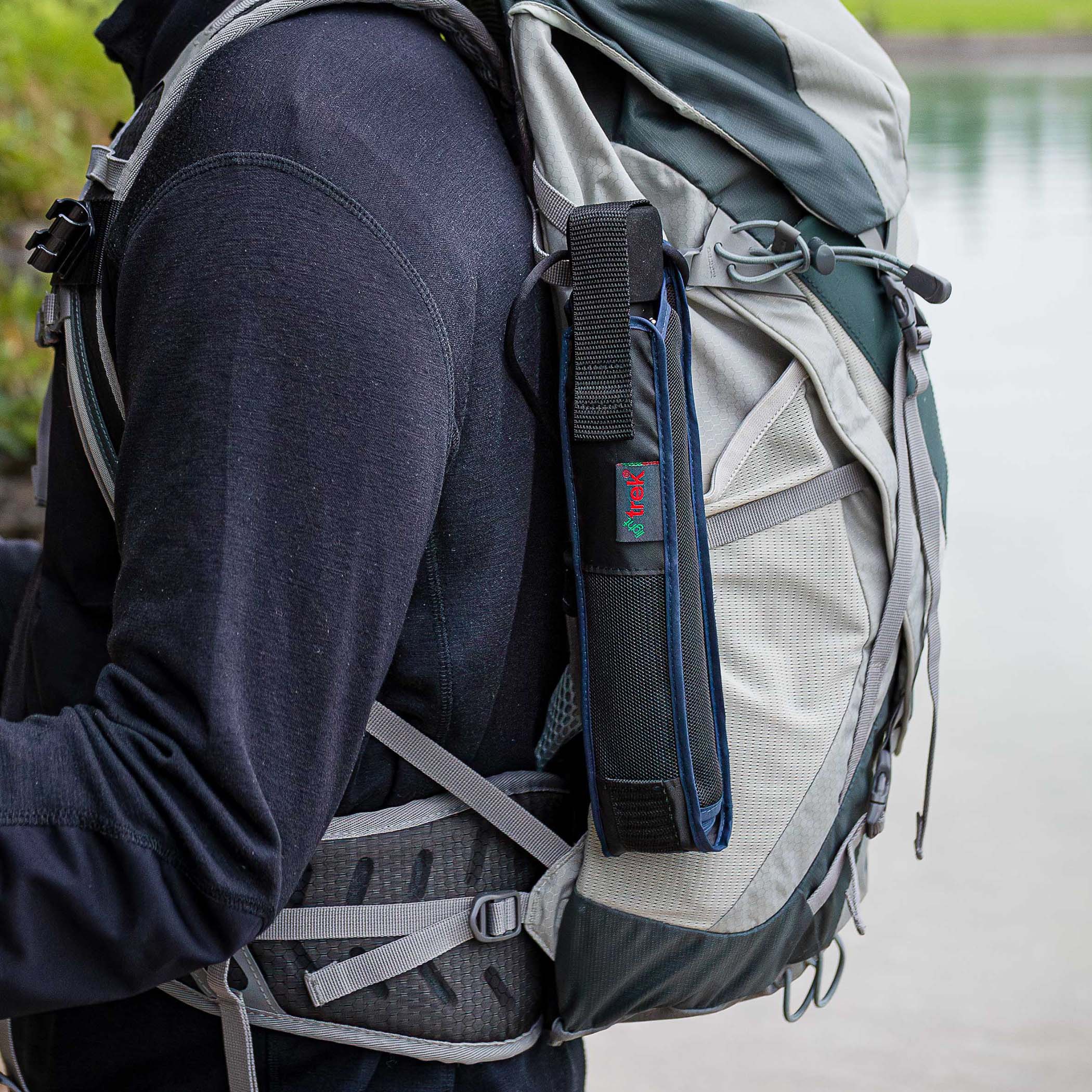 Trekking umbrella light trek ultra, navy blue