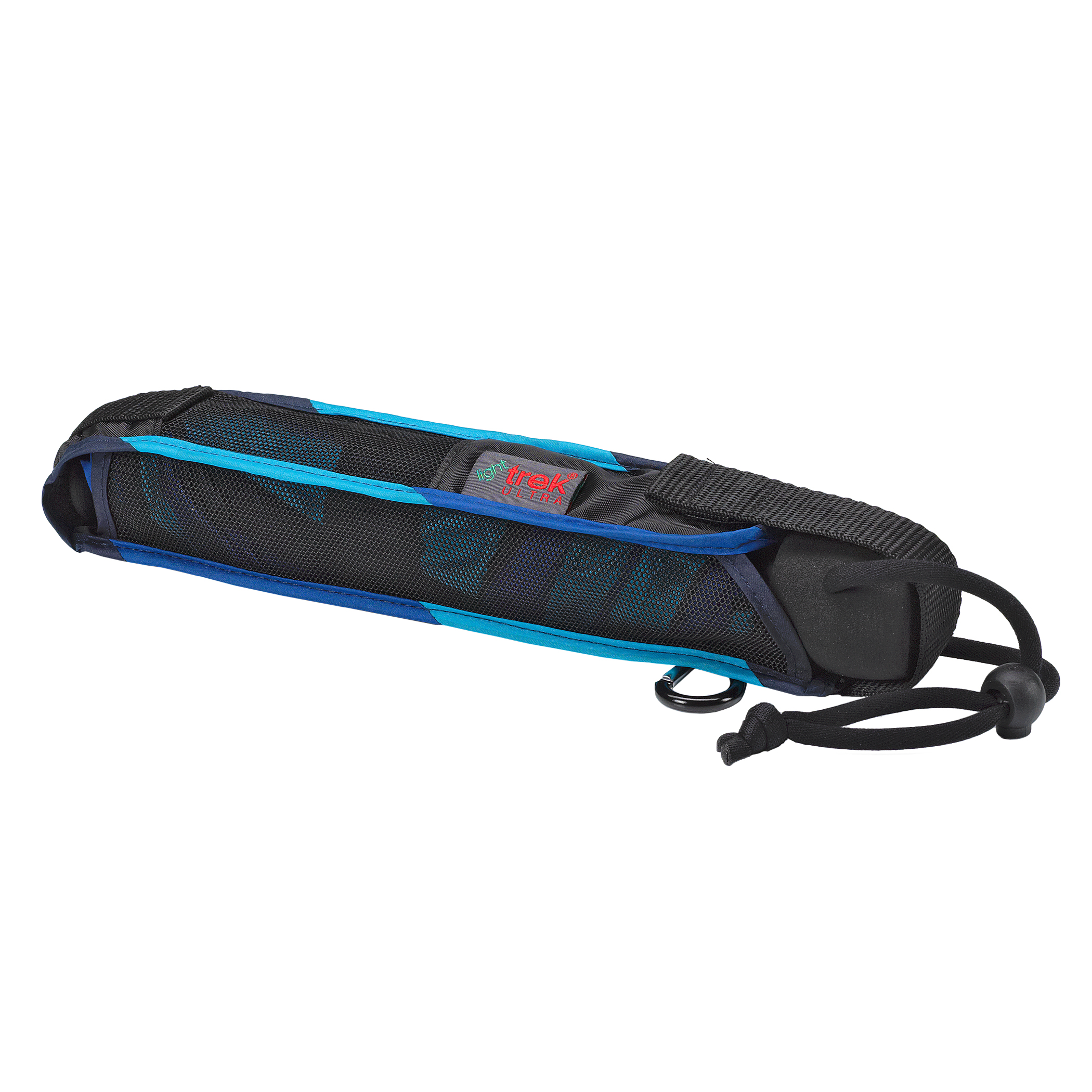 Trekking-Regenschirm light trek ultra, hellblau / dunkelblau