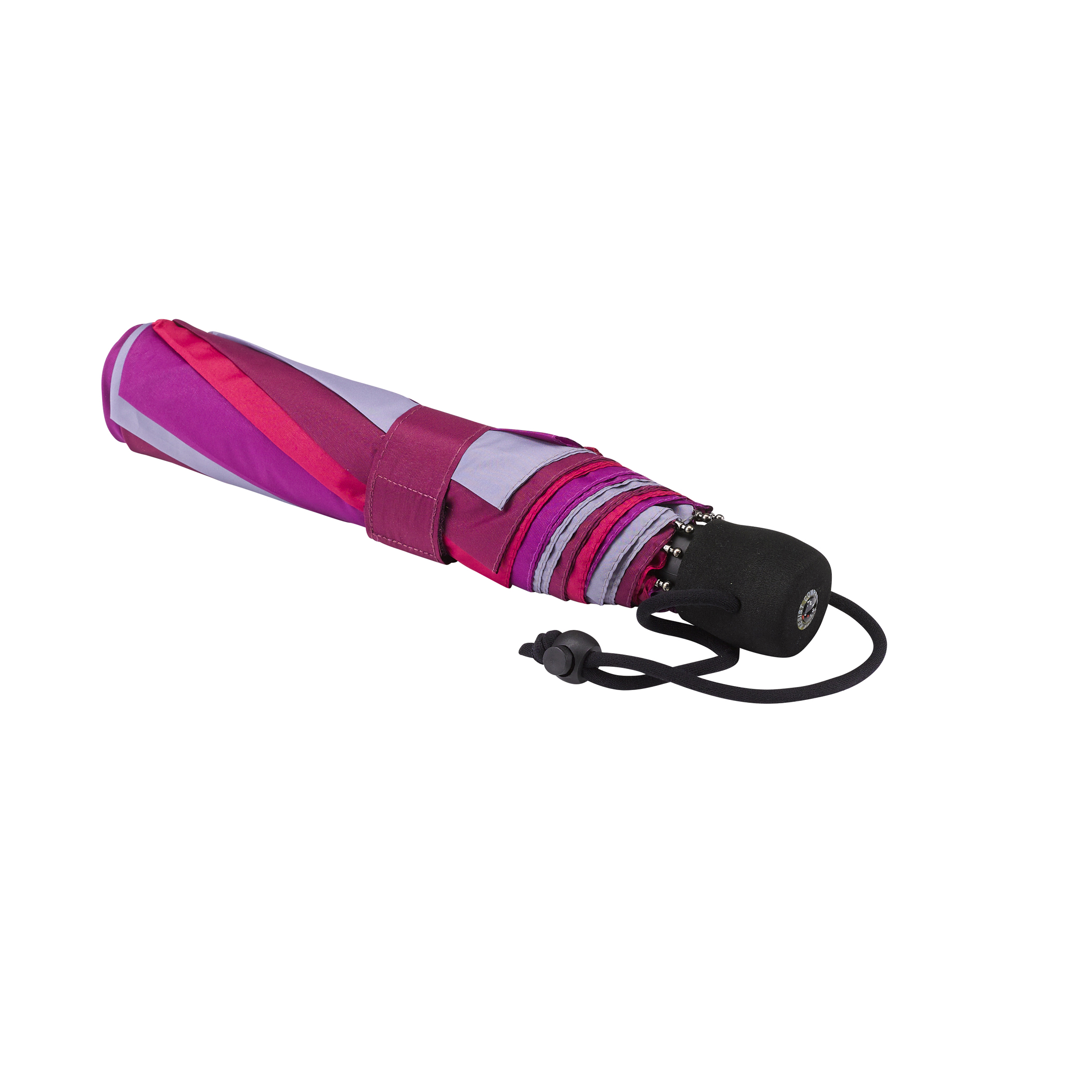 Trekking umbrella light trek automatic, purple / red / grey