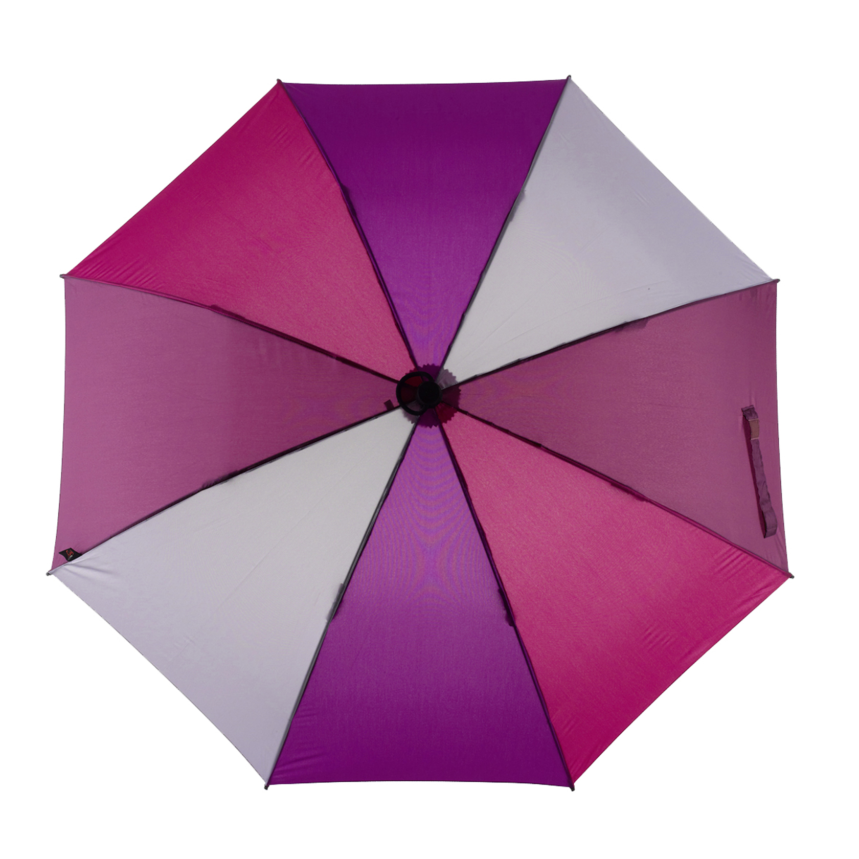 Trekking umbrella teleScope handsfree, purple / red / grey
