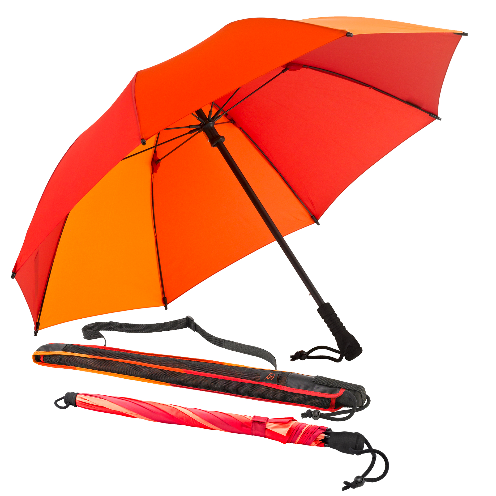 Trekking umbrella Swing, orange / red