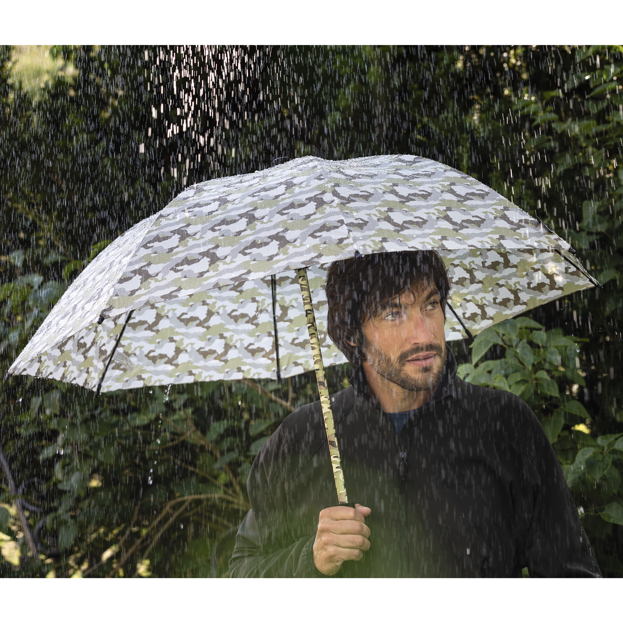 Trekking-Regenschirm Swing, camouflage