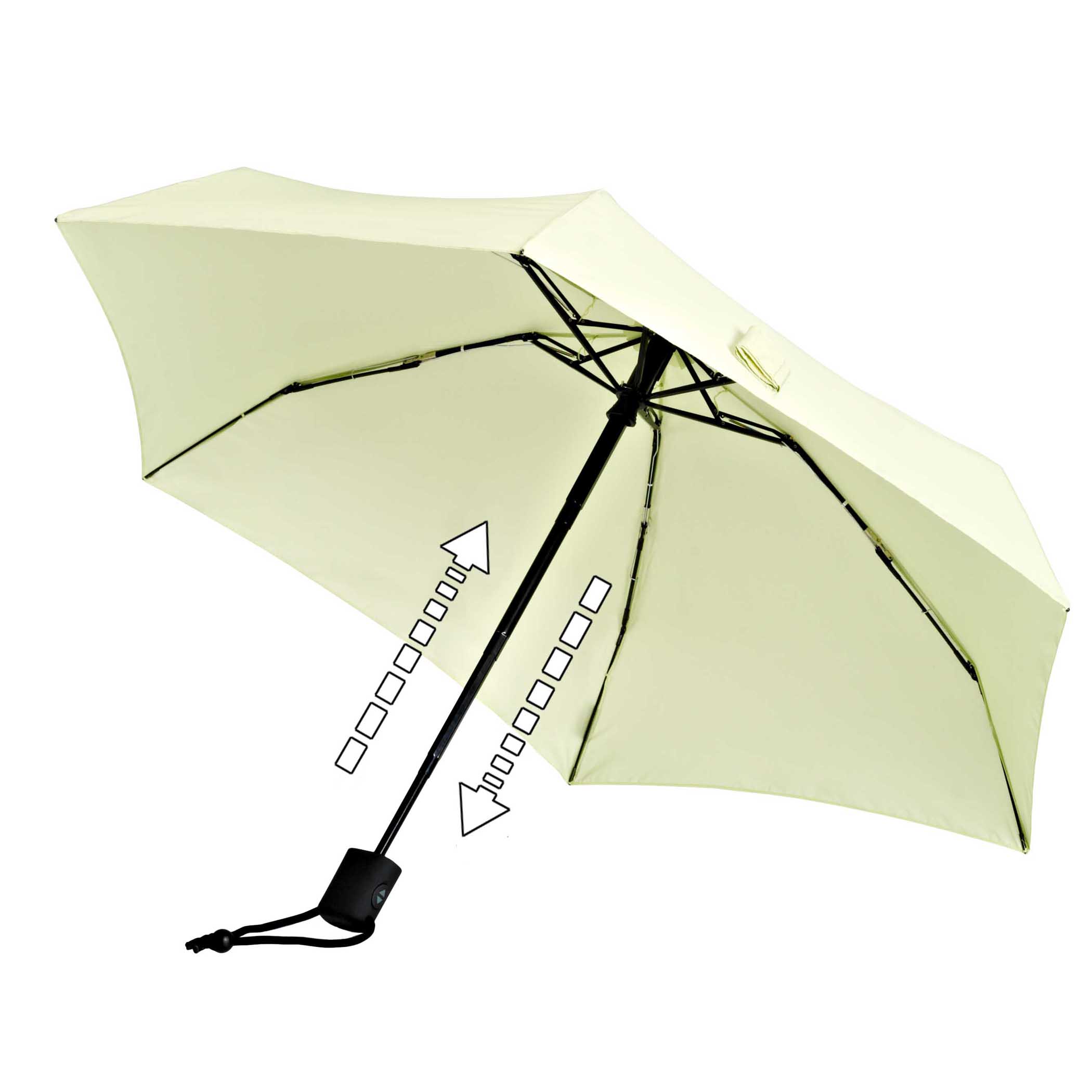 Trekking umbrella Dainty automatic, light green