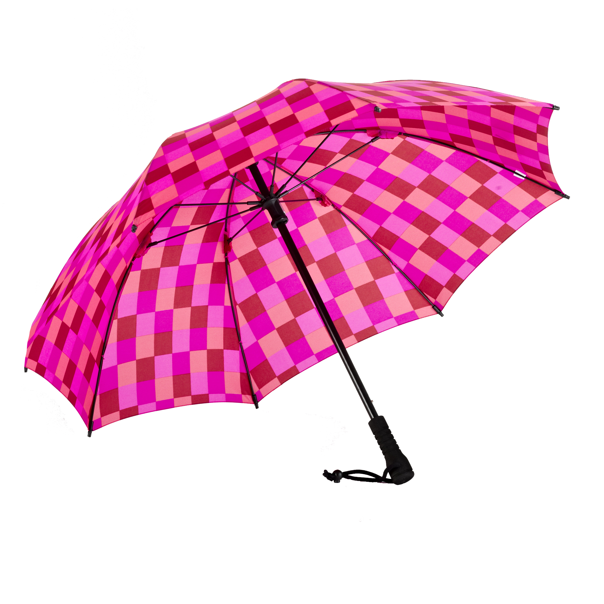 Trekking umbrella Swing, rose / red plaid