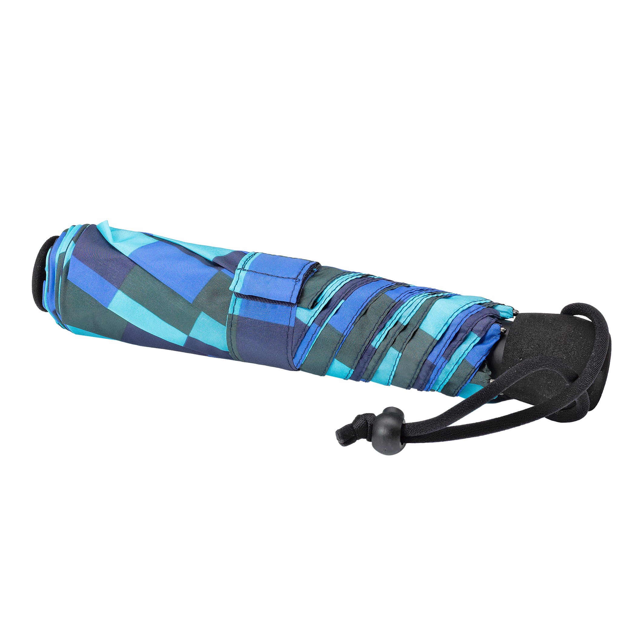 Trekking umbrella light trek ultra, blue / green plaid