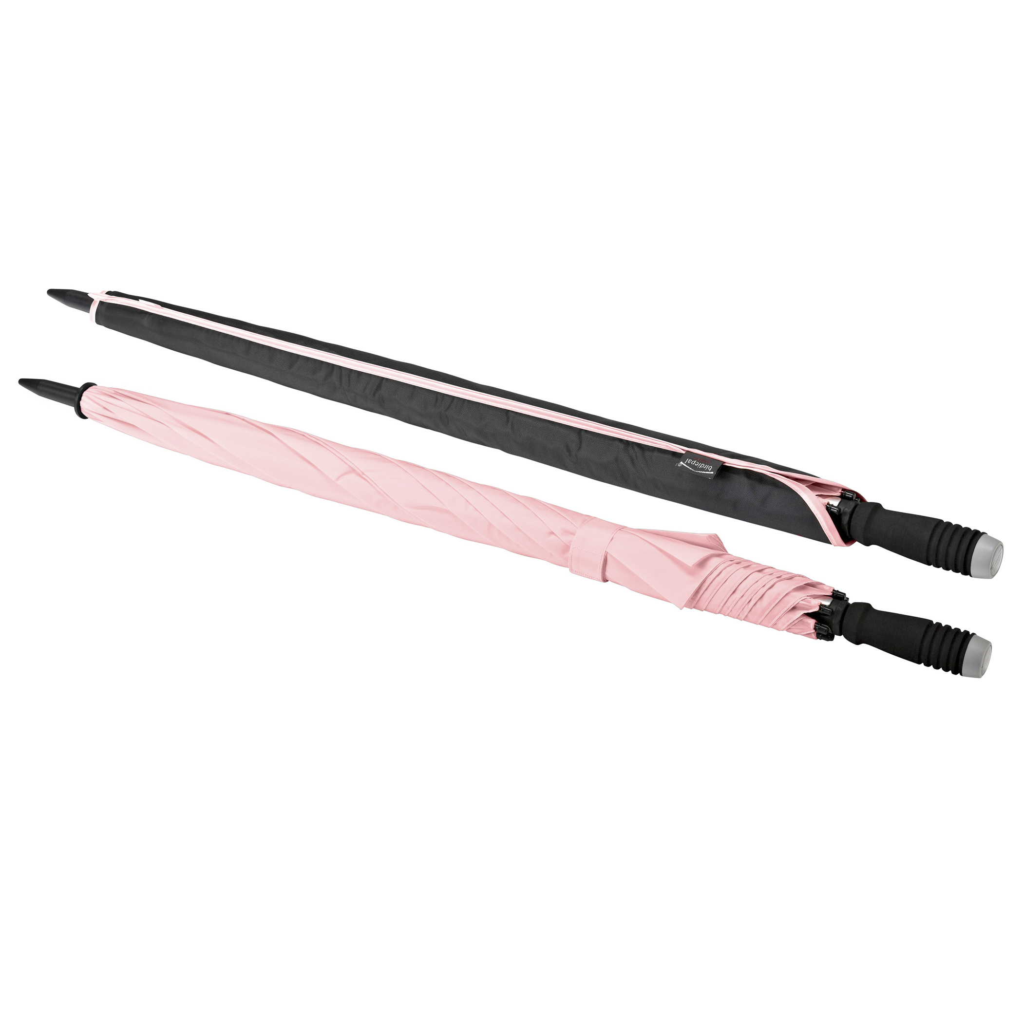 Golf umbrella birdiepal compact, rose, windproof, partner umbrella, XXL size