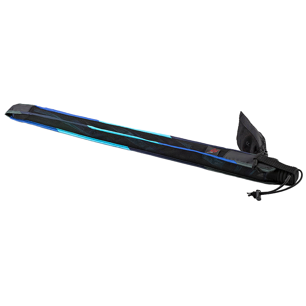 Trekking-Regenschirm Swing handsfree, blau / grün