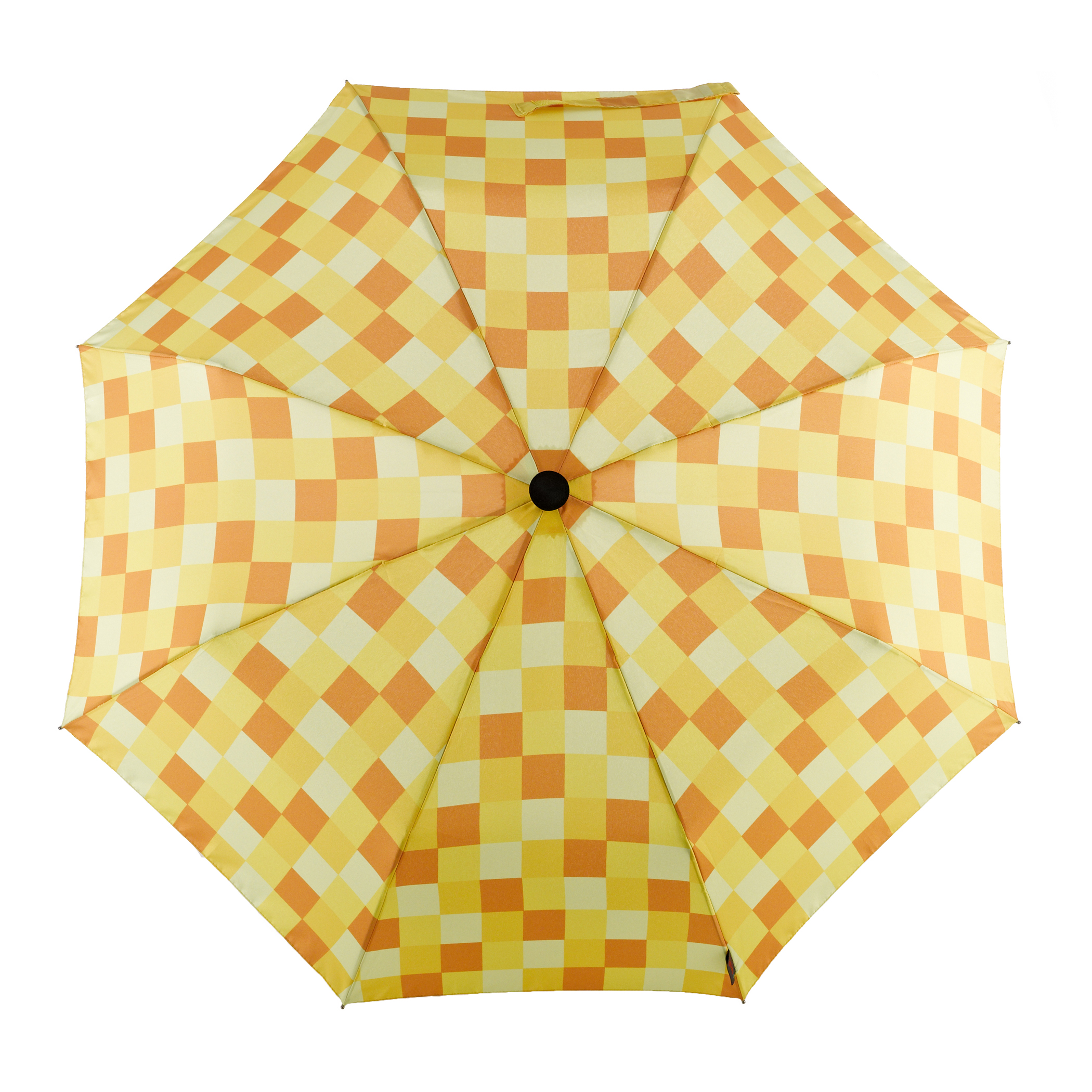Trekking umbrella Swing liteflex, yellow / orange plaid