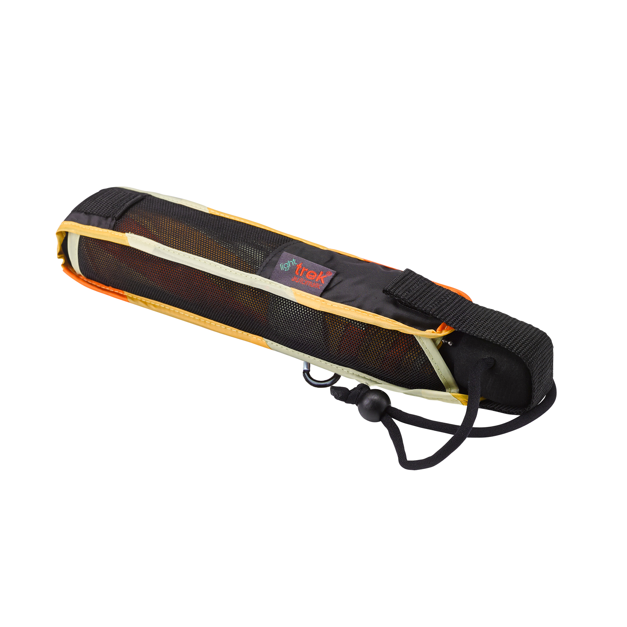 Trekking umbrella light trek automatic, orange / yellow